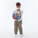 Baby backpack on lightning, "chosen", beige color
