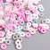 Beads for PVC creativity "Red-blue" set ≈ 330 pcs 0.1x0.6x0.6 cm