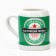 Ceramic beer mug "Real man", 600 ml, white color