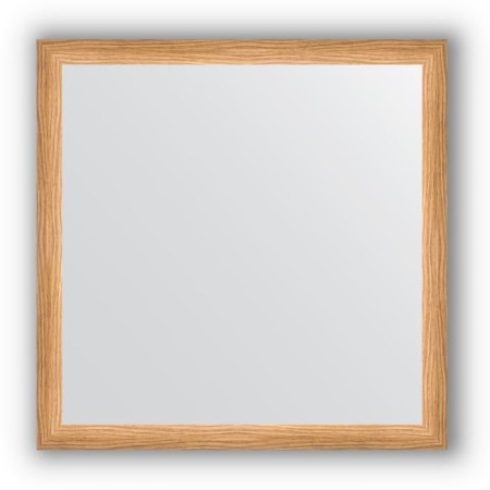 Mirror in the baguette frame - maple 37 mm, 60 x 60 cm, evoForm