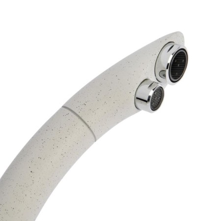 Accoona A5179G-7 kitchen mixer with output for drinking water, brass, white-2