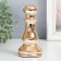 Souvenir ceramics "Chess figure. Pig" gold 16x7.5x7.5 cm