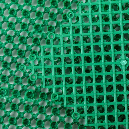 Coating carpet bristle "grass-econ", 36 × 48 cm, green color-3