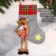 A toe for gifts "moose with long legs, asterisk" 26x39 cm, gray