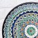 Largan Rishtan ceramics "Patterns", 31 cm, blue