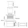 Siphon for shower pallet Wasserkraft D454, with a drain hole D = 40 mm, ABS plate