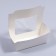 Remote container, rectangular with a window, white, 20.5 x 9 x 9 cm