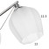 Miranda chandelier 3he27 40W chrome 59x59x26cm Bayerlux