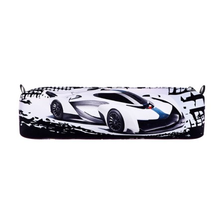 Penal soft, 1 compartment, quadro, 45 x 210 mm, PMO 11-20 black and white cars 71611-2