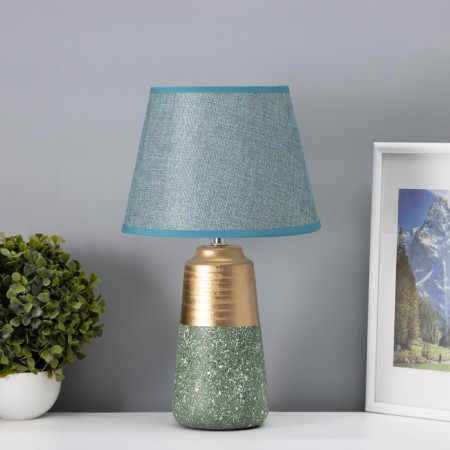 Table lamp "Luck" 1he14 40W green 22x22x39cm-2