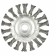 Matrix Ushm brush, d = 100 mm, m14, flat, twisted wire 0.5 mm