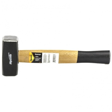 Sledgehammer Sparta 10905, forged head, wooden handle, 1 kg-1