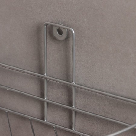 Corner shelf, 1 tier, 20 × 20 × 10.5 cm, chromium color-4