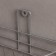 Corner shelf, 1 tier, 20 × 20 × 10.5 cm, chromium color