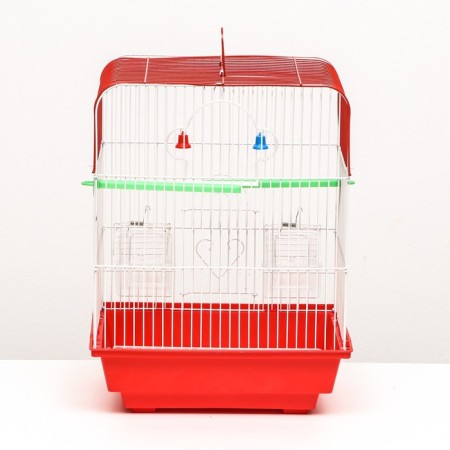 Poultry cell is equipped BD-1/2Q, 30 x 23 x 39 cm, red-2