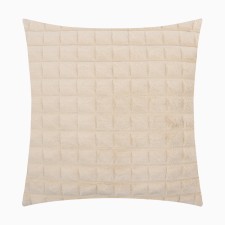 Pillowcase decorative Ethel Beige color 43x43 cm, welsom, polyester