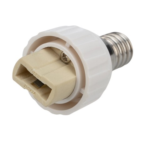 Caucal adapter E14-g9 White Rexant-1