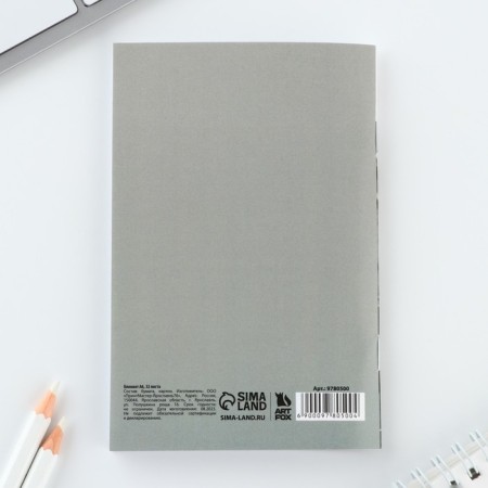 Блокнот А6, 32 л в клетку «Город»-4