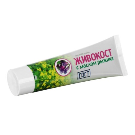 Cream-Balm for joints "Zhivokost" with a red oil, 75 ml