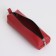 Key of zipper, length 16 cm, ring, carbine, red color