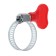 Chervyki clamp with the "lamb" Zein, through shock, diameter 16-27 mm, galvanized