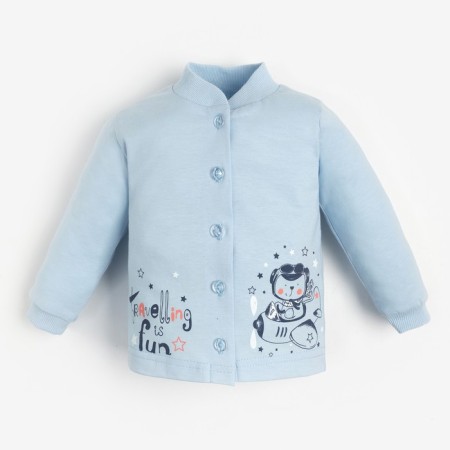 Blood blouse, blue color, height 68 cm