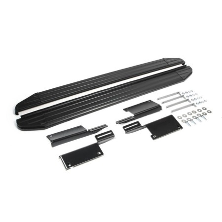 Premium-Black threshold threshold Rival, Lada 4x4 1993-N.V., with fasteners, A128ALB.6004.1-1