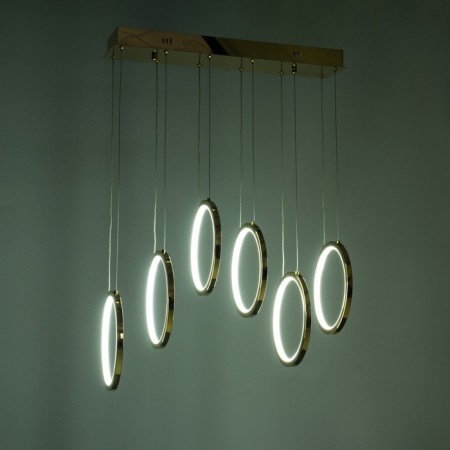Lamp with DDD "Lorein" LED 60W 3000-6000k gold 55.5x25x25-125 cm-9