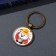 Trick Glass, metal "Circle. Owl in a hat" D = 3 cm