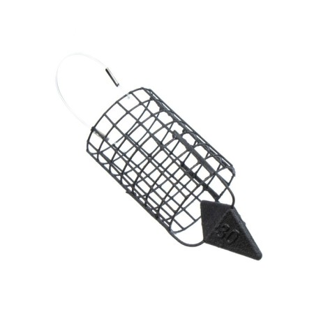Metal hand-feeder X-Feeder ME Bullet 4K M Grid, Matt Black, 30 g, 35 ml color-1