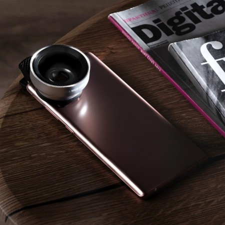 A wide-angle macro lenses for a phone 2 in 1, 0.45x, 37 mm, silver-1