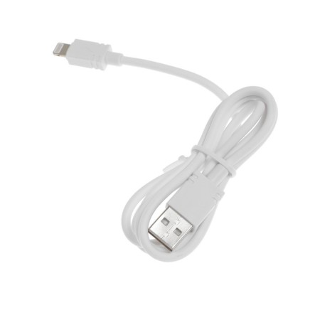 Network charger byz U26 EU, 2 USB, 2.4 A, Lightning 1 m cable, white-3