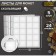 A set of coins, 5 pieces, 200 x 250 mm, 24 cells on a sheet, 39 x 38 mm, sliding
