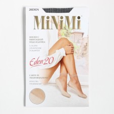 Women's socks minimi eden 20 den, black color (nero), size 36-40