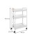 Roadfly 2k, 3 tiers, 44 × 25 × 75.5 cm, on wheels, the color is light gray