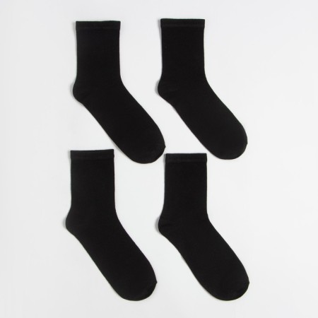 Minaku sock set, 4 pairs, black color, rr 43-46 (29 cm)-1