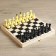 Chess, wooden board 29 x 29 cm, King H-7 cm