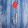 Christmas tree decoration "Saxophone" 12x4 cm, transparent overflow