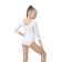 A swimsuit for gymnastics and dancing Grace Dance, p. 26, white color