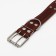 Leather collar on synthetic winterizer, dimensionless, 83 x 4.5 cm, Osh 20-71 cm, brown