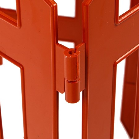 Decorative fence, 35 × 210 cm, 5 sections, plastic, terracotta, RENESSANS, GREENGO-10