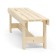 A bench (bench) wooden from linden 150 x 32 x 42 cm, without a back, for a bath and a summer residence
