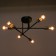 Chandelier 2232/6 E27 40W black and gold 60x60x21 cm Bayerlux