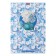 A4 notebook, 96 sheets in a cage, Floral Collection, cover Cover Cardboard, matte lamination, 3D foil, OFSET 65G/m2, MIX