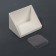 Organizer for storage "Basic", hinged, 1 section, with an adhesive base, 8.5 × 8 × 11.5 cm, white color