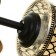 Marsy chandelier 5he27 40W black and gold 60x60x27 cm Bayerlux