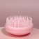 The comb is massage, round, folding, with a mirror, d = 7.5 cm, in the box, the color is pink