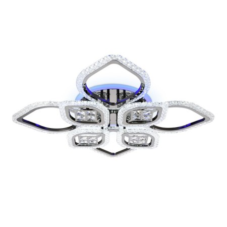 LED ceiling LED with Ambrella Light, Ice, FA2835, 8XLED, 118 W, 8850LUM, 3000-6400K, Black Chromium color-4