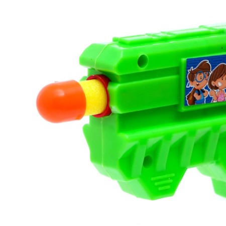 Pistol "Blaster", shoots with soft bullets, Mix color-3