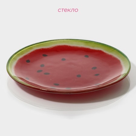 Backpot patch “Sweet watermelon”, D = 18 cm, red color-1